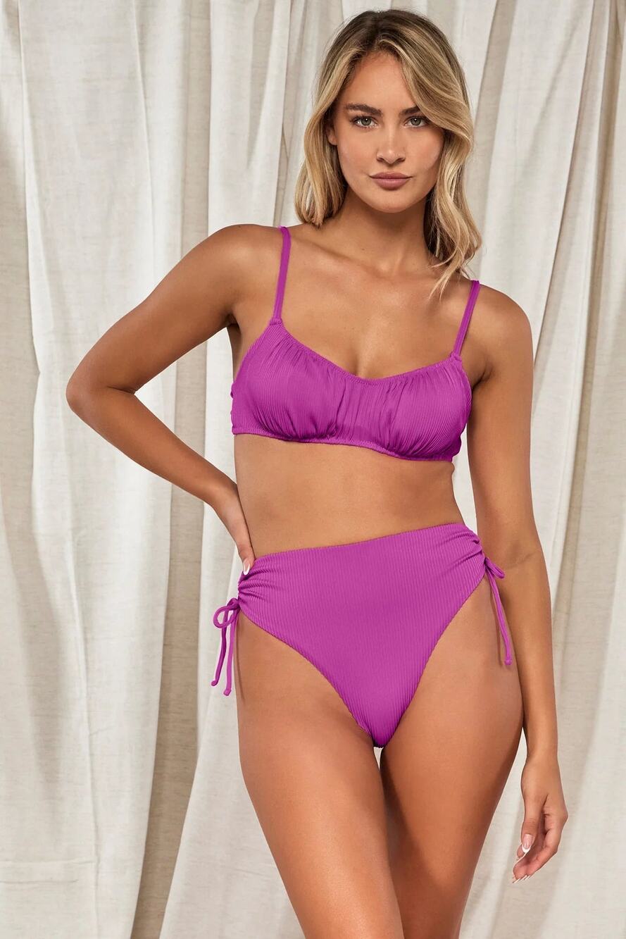 Swim Systems Orchid Rio Rib Malia High Waist Bottom NWT VARIOUS SIZES